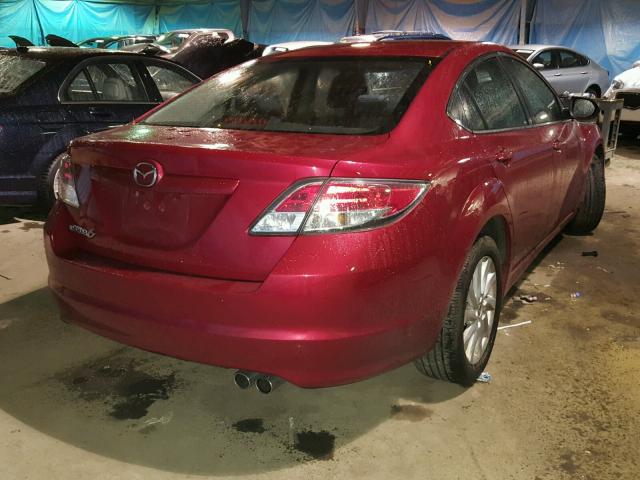 1YVHZ8DH9C5M43773 - 2012 MAZDA 6 I RED photo 4