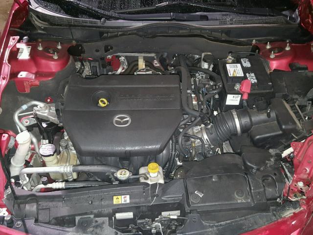 1YVHZ8DH9C5M43773 - 2012 MAZDA 6 I RED photo 7