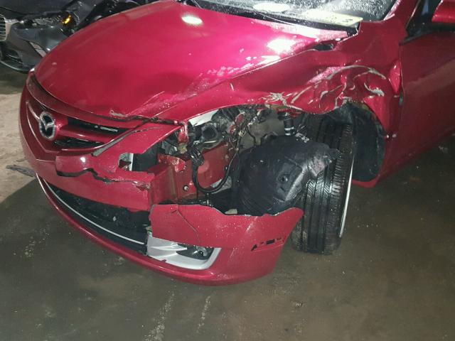 1YVHZ8DH9C5M43773 - 2012 MAZDA 6 I Красный фото 9