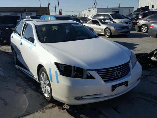 JTHBJ46G892337565 - 2009 LEXUS ES 350 WHITE photo 1