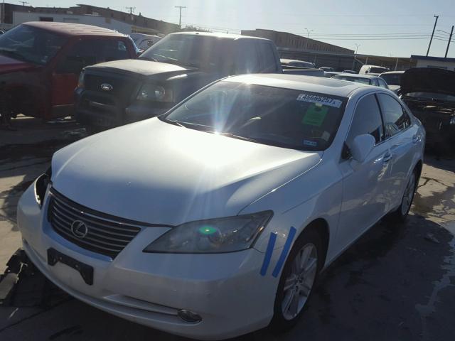 JTHBJ46G892337565 - 2009 LEXUS ES 350 WHITE photo 2