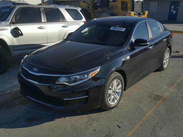 5XXGT4L32GG112052 - 2016 KIA OPTIMA LX BLACK photo 2