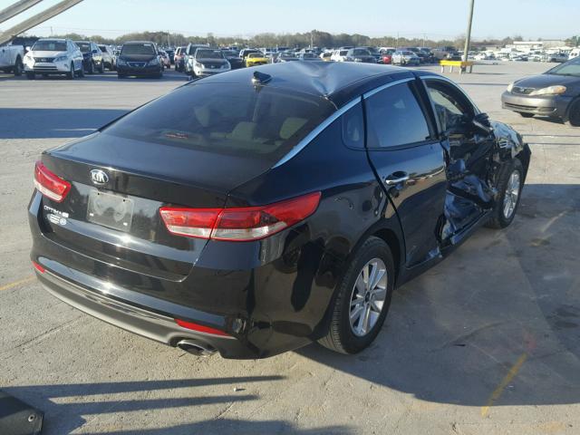 5XXGT4L32GG112052 - 2016 KIA OPTIMA LX BLACK photo 4