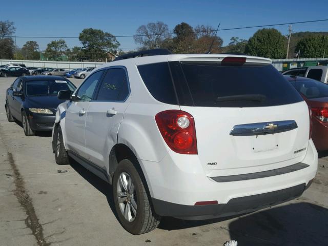 2CNFLEEWXA6285595 - 2010 CHEVROLET EQUINOX LT WHITE photo 3