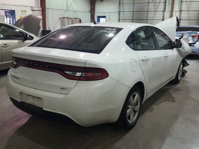 1C3CDFBB1GD563794 - 2016 DODGE DART SXT WHITE photo 4