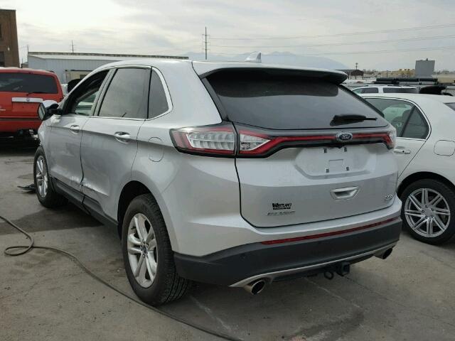 2FMPK4J92GBC11542 - 2016 FORD EDGE SEL SILVER photo 3