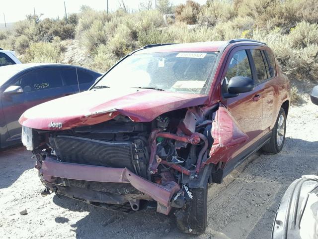 1C4NJDBB0GD757542 - 2016 JEEP COMPASS SP 红色 照片 2