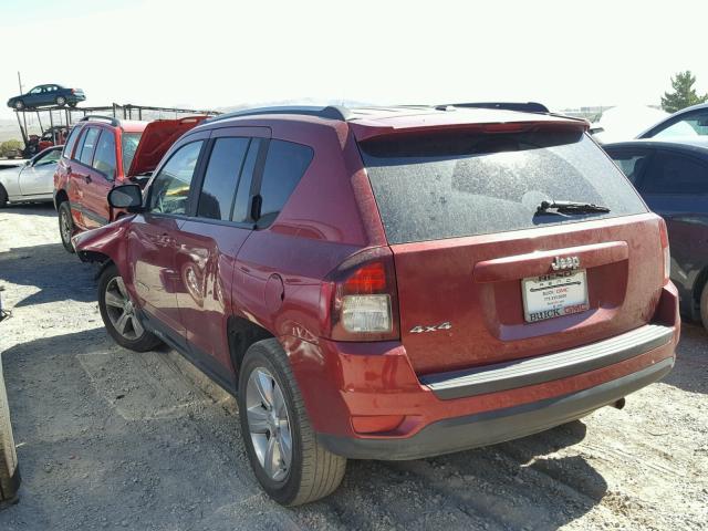 1C4NJDBB0GD757542 - 2016 JEEP COMPASS SP RED photo 3