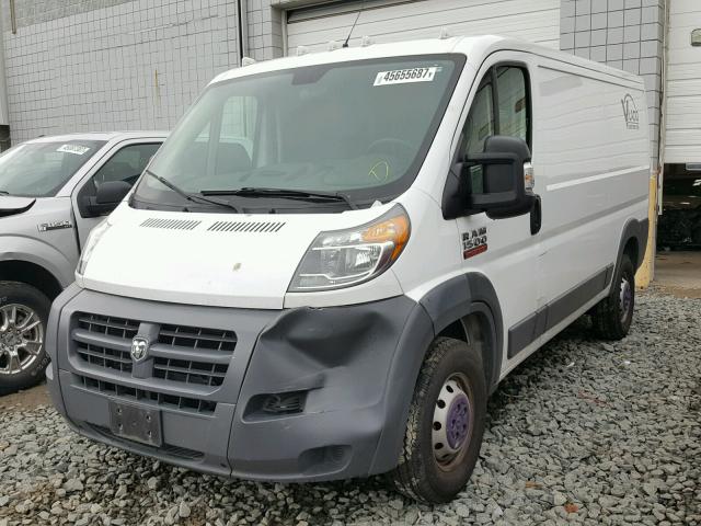 3C6TRVAG9GE105401 - 2016 RAM PROMASTER WHITE photo 2