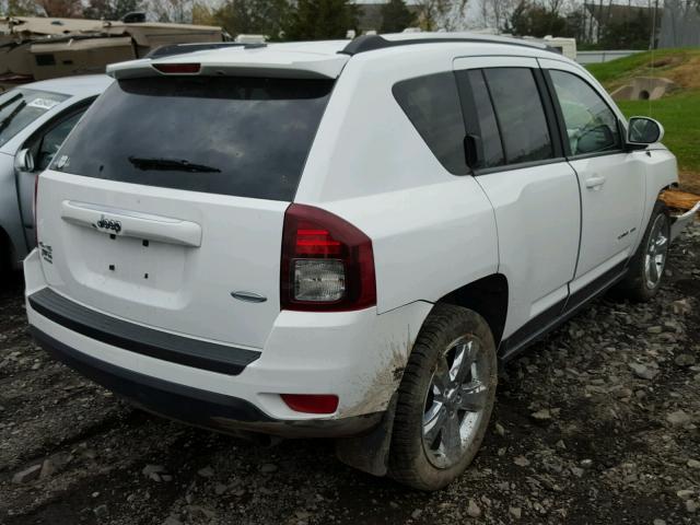 1C4NJDEB5ED689442 - 2014 JEEP COMPASS LA WHITE photo 4