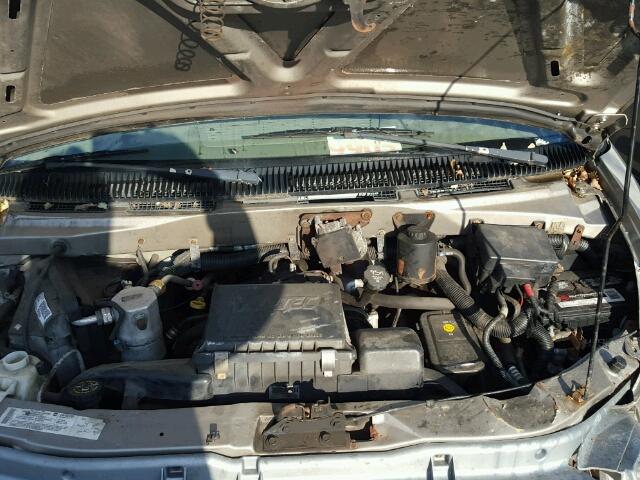 1GCDM19XX4B124654 - 2004 CHEVROLET ASTRO GRAY photo 7