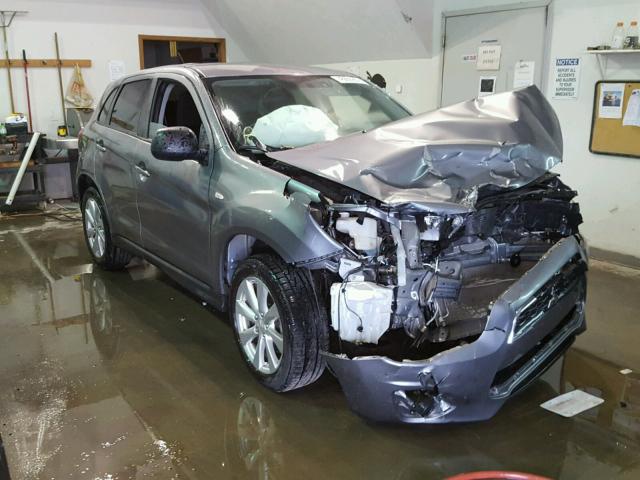 4A4AP3AU4FE004852 - 2015 MITSUBISHI OUTLANDER GRAY photo 1