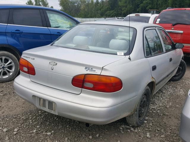1Y1SK5282XZ407869 - 1999 CHEVROLET GEO PRIZM 灰色 照片 4