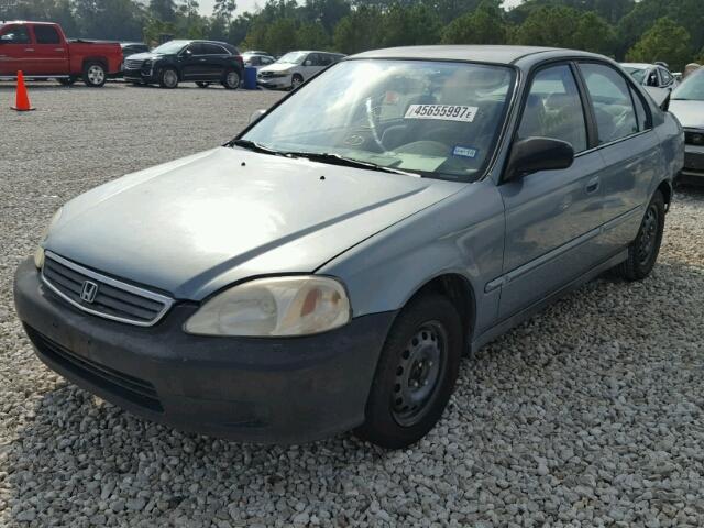 2HGEJ6619YH552935 - 2000 HONDA CIVIC BASE 蓝色 照片 2