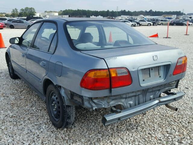 2HGEJ6619YH552935 - 2000 HONDA CIVIC BASE BLUE photo 3