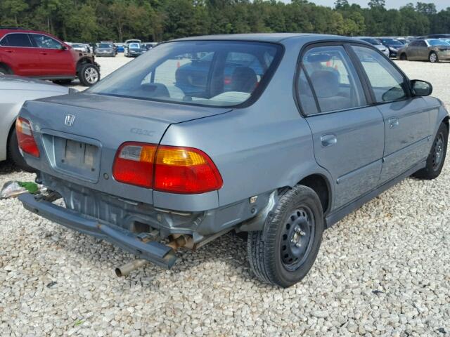 2HGEJ6619YH552935 - 2000 HONDA CIVIC BASE BLUE photo 4