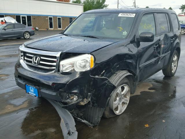 5FNYF4H49DB065291 - 2013 HONDA PILOT EX BLACK photo 2