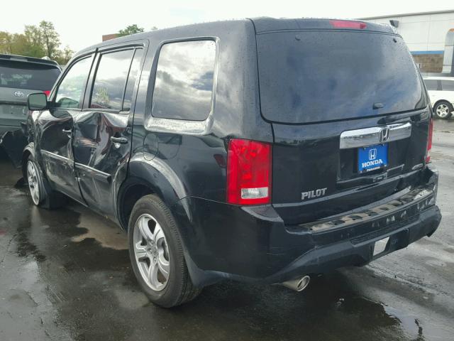 5FNYF4H49DB065291 - 2013 HONDA PILOT EX BLACK photo 3