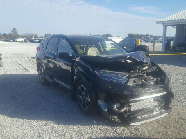 5J6RW2H96HL030886 - 2017 HONDA CR-V TOURI BLACK photo 1