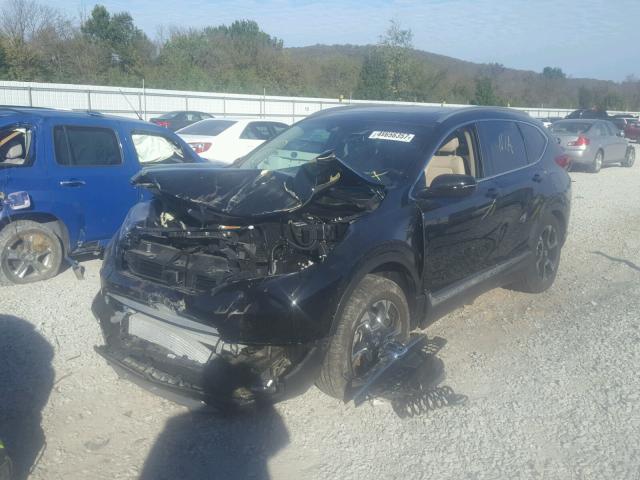 5J6RW2H96HL030886 - 2017 HONDA CR-V TOURI BLACK photo 2