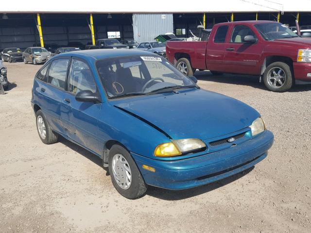 KNJLT06H6R6102251 - 1994 FORD ASPIRE GREEN photo 1