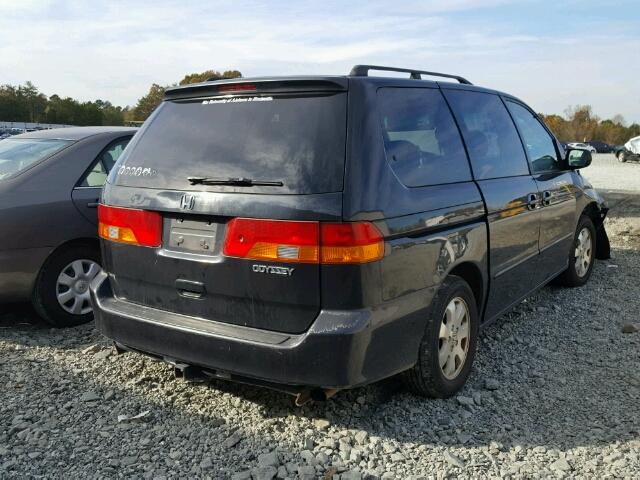 2HKRL189X3H503128 - 2003 HONDA ODYSSEY EX BLACK photo 4