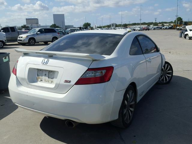 2HGFG21589H700600 - 2009 HONDA CIVIC WHITE photo 4