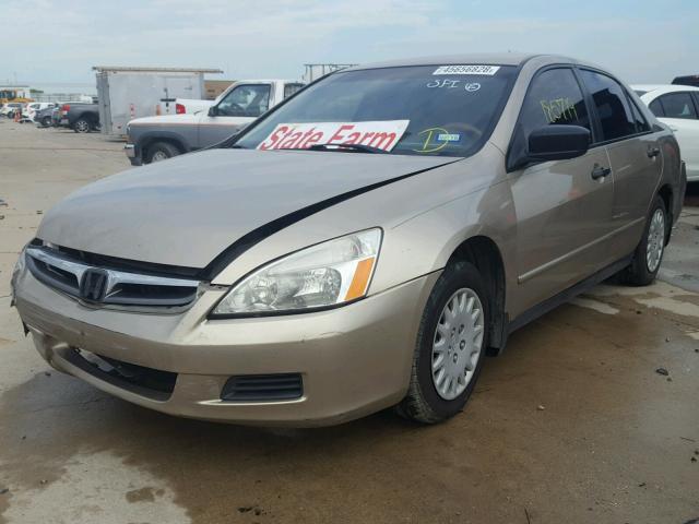 JHMCM56136C007996 - 2006 HONDA ACCORD VAL BEIGE photo 2