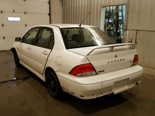 JA3AJ86E22U064084 - 2002 MITSUBISHI LANCER WHITE photo 3