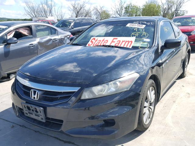 1HGCS1B39BA002817 - 2011 HONDA ACCORD LX- BLACK photo 2