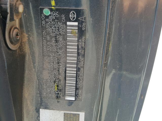 JTKDE177870170122 - 2007 TOYOTA SCION TC 灰色 照片 10