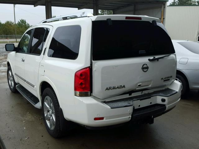 5N1BA0NF8BN601256 - 2011 NISSAN ARMADA PLA WHITE photo 3