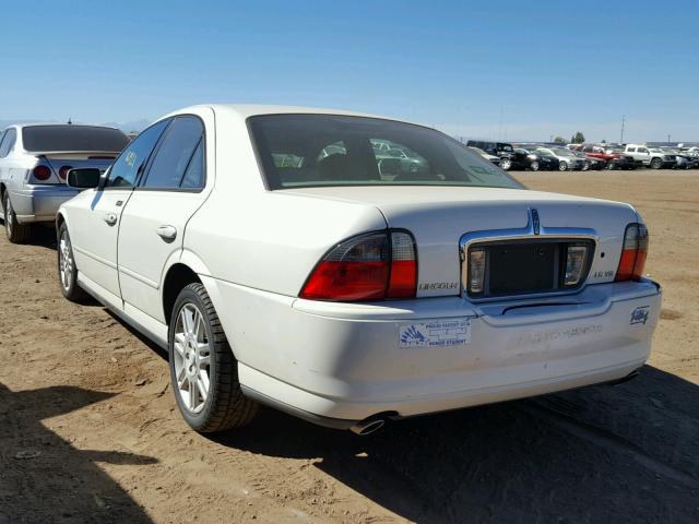 1LNHM87A74Y670183 - 2004 LINCOLN LS 白色 照片 3