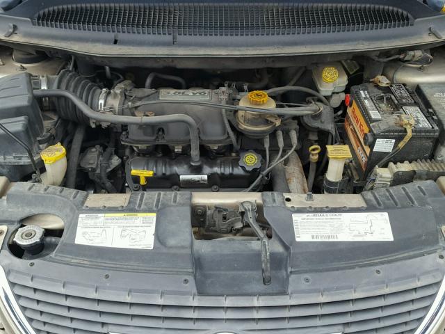 2C8GP64L92R767726 - 2002 CHRYSLER TOWN & COU GOLD photo 7