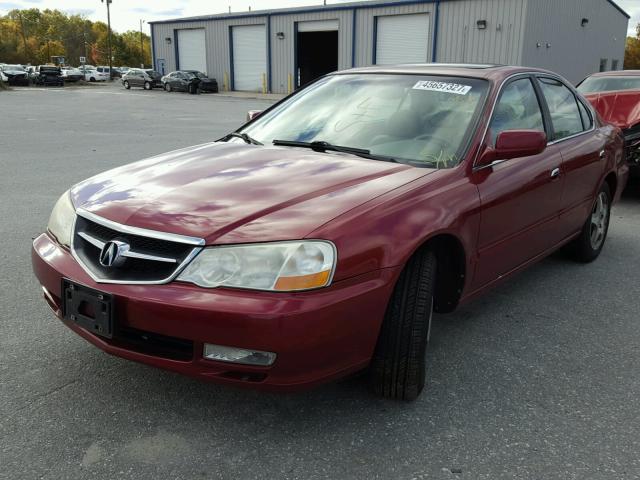 19UUA56662A020856 - 2002 ACURA 3.2TL BURGUNDY photo 2