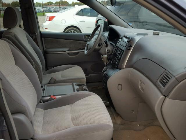 5TDZA23C86S572199 - 2006 TOYOTA SIENNA CE BLUE photo 5