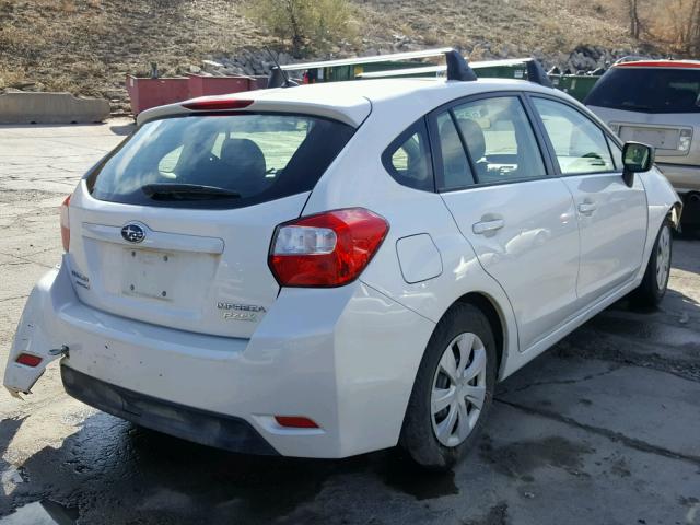 JF1GPAA60E8276163 - 2014 SUBARU IMPREZA BA WHITE photo 4