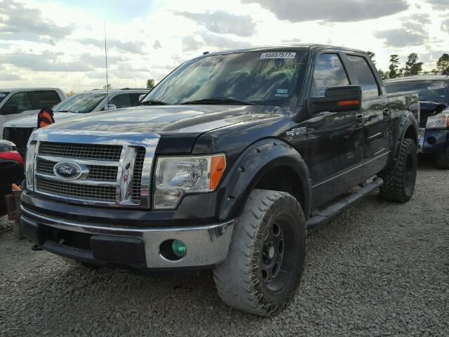 1FTFW1EV1AFA67644 - 2010 FORD F150 SUPER BLACK photo 2