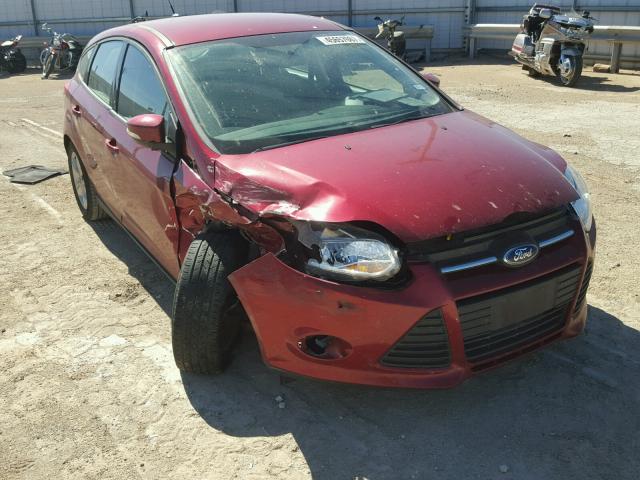 1FADP3K22EL460334 - 2014 FORD FOCUS SE RED photo 1