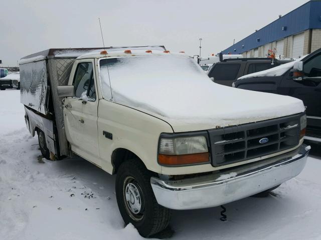 1FDHF35H1TEA14106 - 1996 FORD F350 WHITE photo 1