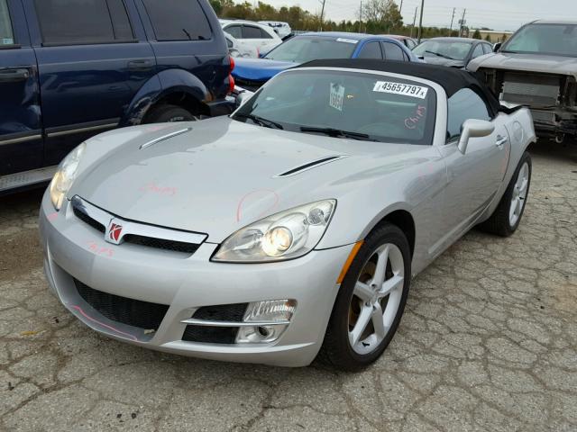 1G8MB35B87Y104166 - 2007 SATURN SKY SILVER photo 2