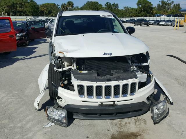 1C4NJCBB4FD281269 - 2015 JEEP COMPASS SP თეთრი ფოტო 9