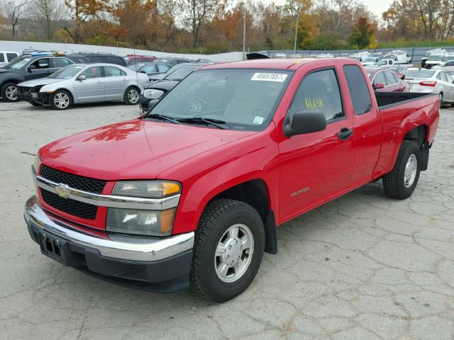 1GCCS198458229456 - 2005 CHEVROLET COLORADO RED photo 2