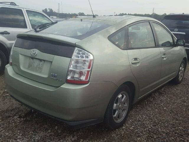 JTDKB20U663128316 - 2006 TOYOTA PRIUS GREEN photo 4