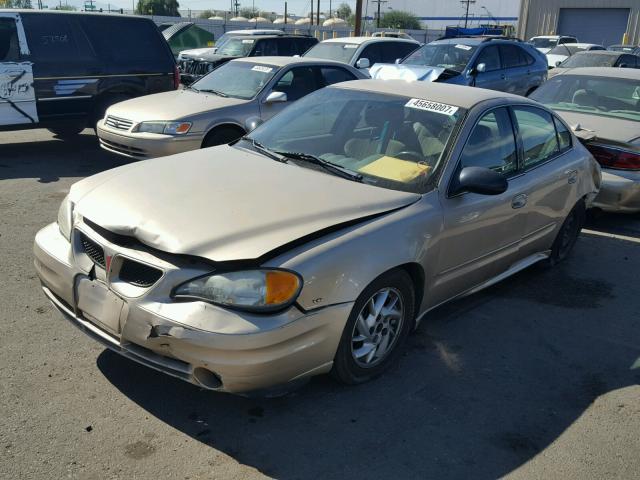 1G2NE52E95M211778 - 2005 PONTIAC GRAND AM S GOLD photo 2