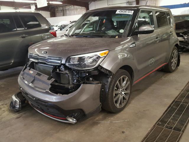 KNDJX3AA0H7483842 - 2017 KIA SOUL ! GRAY photo 2