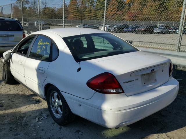 1FAFP53UX5A149007 - 2005 FORD TAURUS SE WHITE photo 3