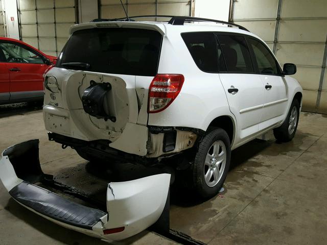 JTMZK4DV2CD005180 - 2012 TOYOTA RAV4 WHITE photo 4