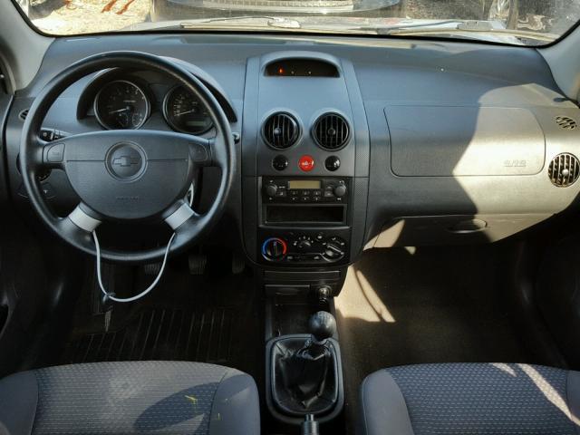 KL1TD66698B009383 - 2008 CHEVROLET AVEO BASE Gümüş foto 9