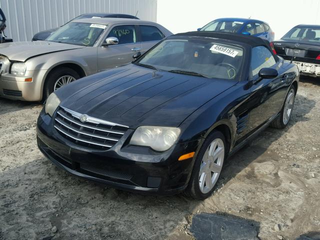 1C3AN55L15X042265 - 2005 CHRYSLER CROSSFIRE BLACK photo 2